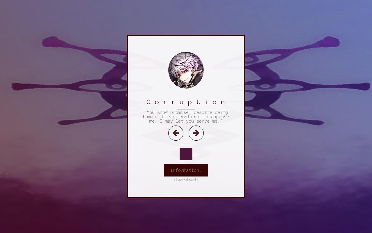 Carrd profile picture for @blight